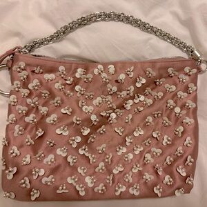 Jimmy Choo Silk beaded evening bag